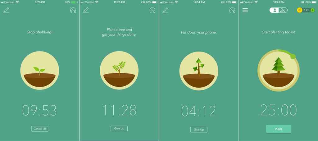 Forest mobile app